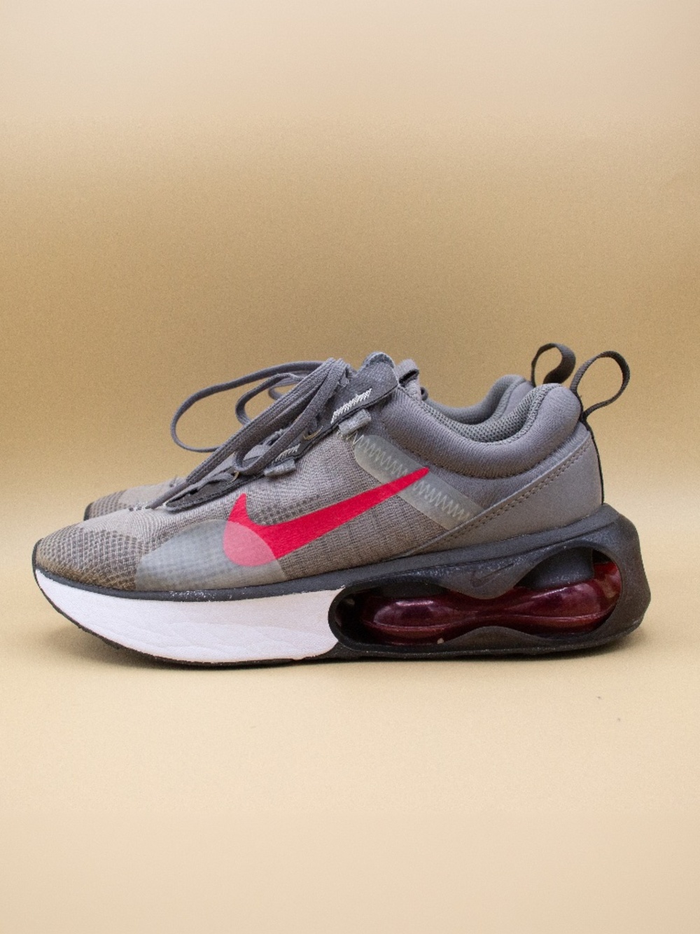 Nike Air Max 2021 Grey Athletic Shoes DA3199-006 Youth Size 4Y